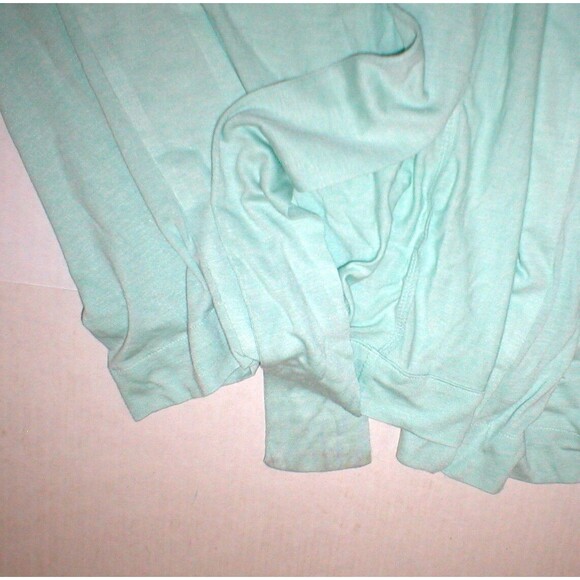 NWT $180 New Natori Light Green Robe Womens M Long Soft Solid Silky Pockets Pale - Picture 9 of 12